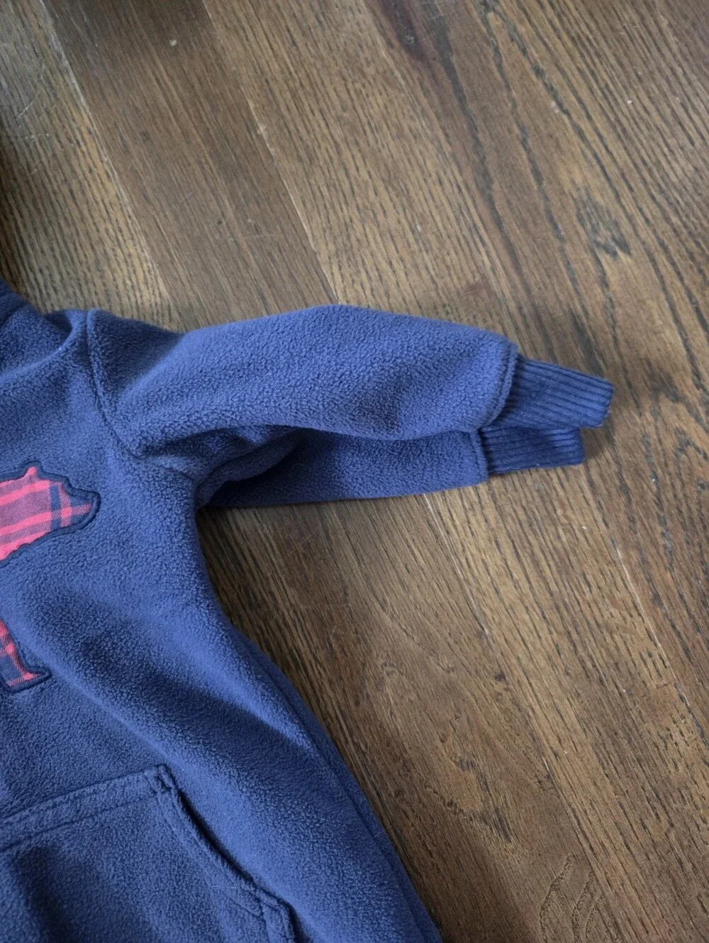 Carters Boys 3M Fleece Bear Romper